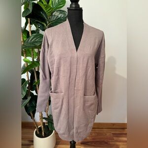 Kohl's Women's Gray Cardigan Sweater